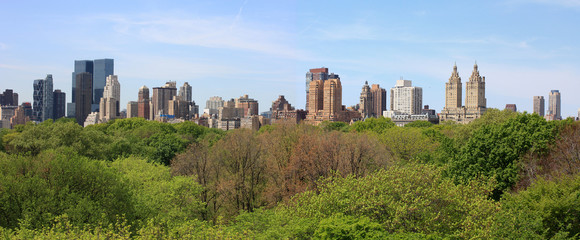 NYC - Central Park (vu du MET)
