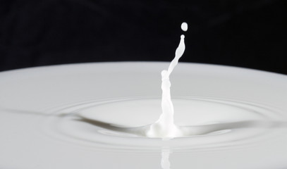 Splash of milk.