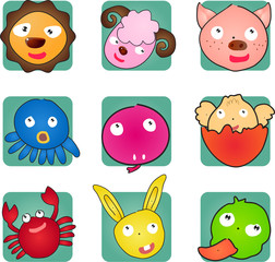 animals head of lion