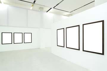 Six empty frames