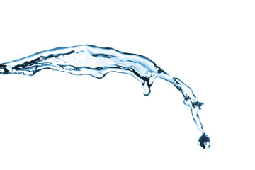 water splash isolated on the white background