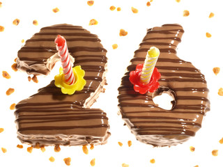 Geburtstagskuchen - 26 Jahre
