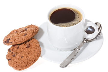 coffee with cookies