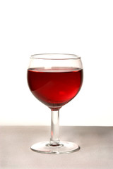 glass of red wine - 22587800