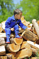 Holzstapel