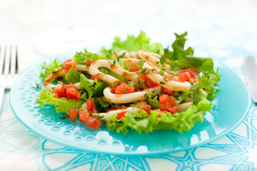 Grilled calamari