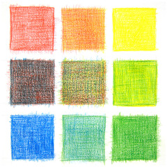 Obraz premium Color mix background, pencils