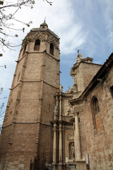 Miguelete bell tower and cathedral Valencia city Spain