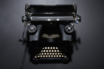 Antique typewriter.