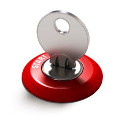 Ignition key red