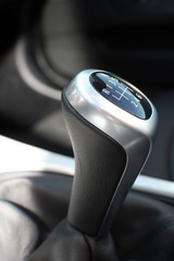 Obraz premium Auto Schaltknauf 6-Gang