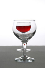 glass of red wine
