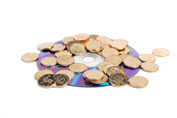 coins and DVD