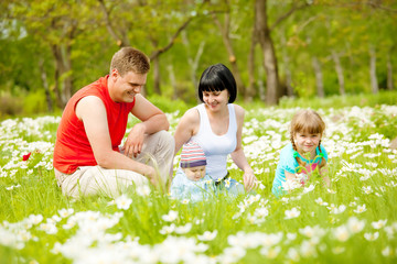 Fototapeta premium Beautiful family