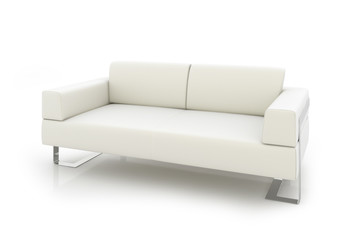 White sofa
