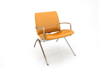 Modern orange chair