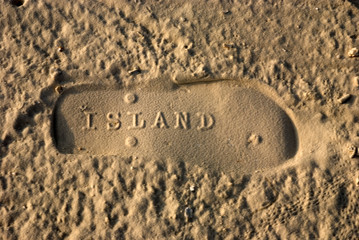 Flip flop imprint