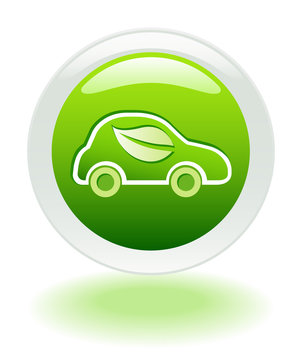 Vector Green Transportation Internet Icon