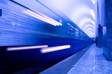 moving train