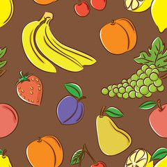 Fruits color pattern