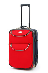 Travel case isolated on the white background