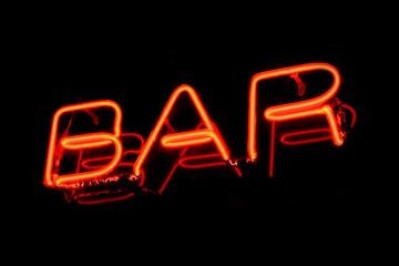 BAR neon sign