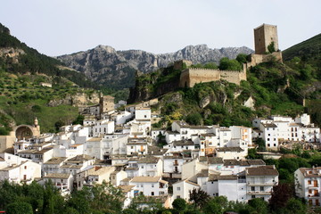 Fototapeta na wymiar Panoramiczny widok starego Cazorla