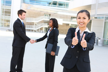 Diverse Attractive Business Team