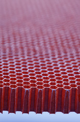 Aramid kevlar honeycomb © mihhailov