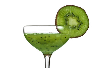 kiwi mix drink glass large