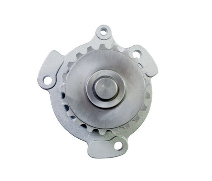 automotive water pump. Isolated with clipping path
