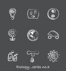 Ecoogy chalkboard icons...series no.3