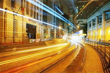 Beautiful scenery of the city at night