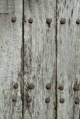 Old wood door detail