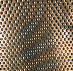 holes in the metal structure