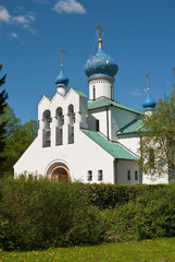 Fototapeta na wymiar Rosyjski Kościół Prawosławny w Hamburgu