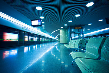 bench of the subway