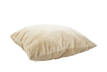 Pillow isolated on white with clipping path