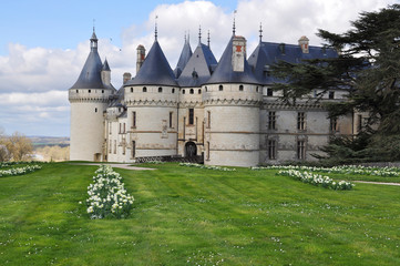 Fototapeta na wymiar Chateau de Chaumont