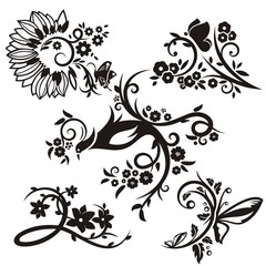 Chinese Floral Ornaments