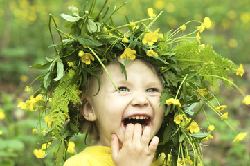 Smiling Flower Child