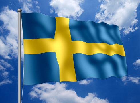 Schweden-Fahne