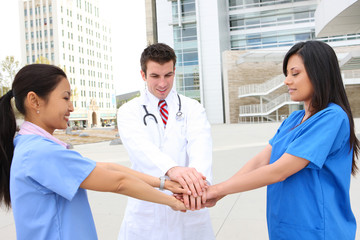 Man and Woman Medical Team