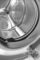 Inside the washing machine