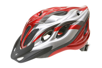 Bicycle helmet isolated on a white background