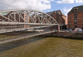 Speicherstadt, Kibbelstegbrücke, Hamburg