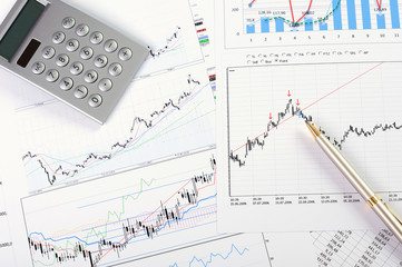 charts and graphs of sales