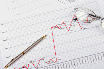 charts and graphs of sales