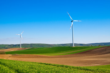 Fototapeta premium wind energy turbine power station