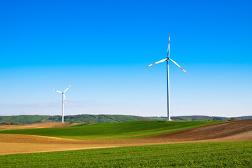 Fototapeta premium wind energy turbine power station